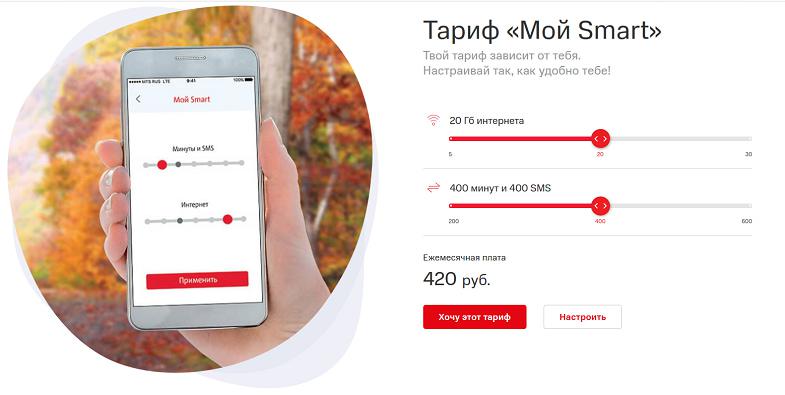 Тариф МТС "Мой Smart"